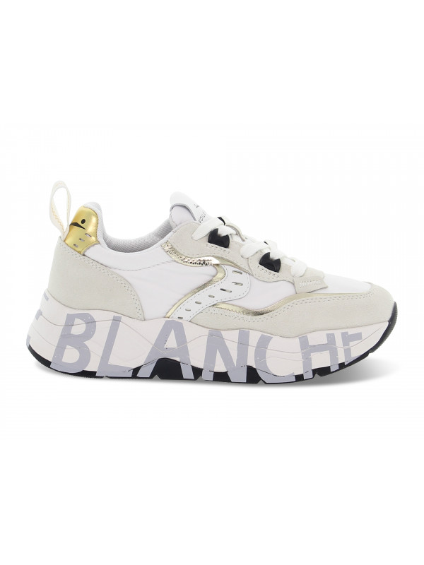 Zapatilla Voile Blanche CLUB105 1N03 de gamuza blanco