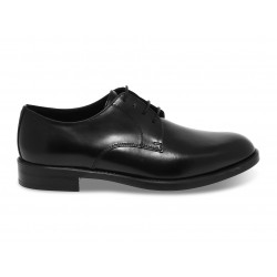 Zapato con cordones Antica Cuoieria STILE INGLESE de cepillado negro