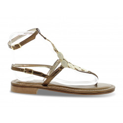 Sandalia plana Capri - bronce