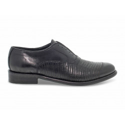 Zapato con cordones Guidi Calzature STILE INGLESE de piel negro