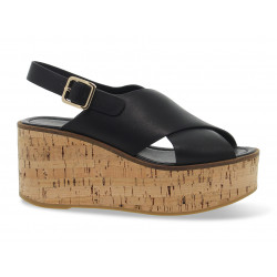 Cuña Paloma Barcelò - negro