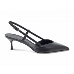 Zapato de salón Sergio Levantesi CHANELL GUCCI de napa negro