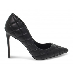 Zapato de salón Steve Madden VALA Q SYNTHETIC BLACK de imitación de cuero negro