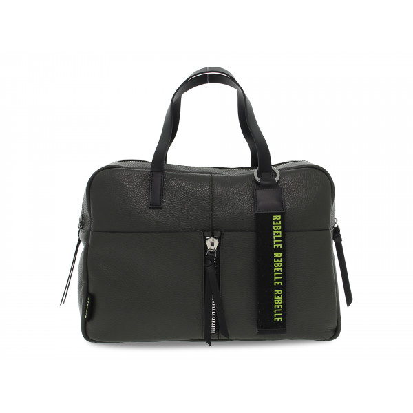 Bolso de mano Rebelle SELENE HANDBAG DOLLARO de piel verde oscuro