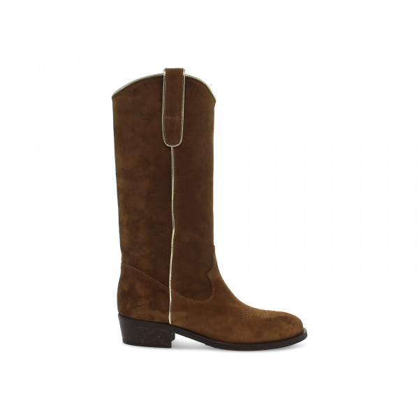 Bota Via Roma 15 TEX CON SOTTOFILETTO de gamuza cuero