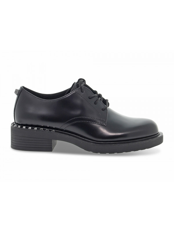 Zapato plano Ash FREAK de cepillado negro