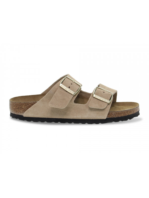 Sandalia plana Birkenstock - arena