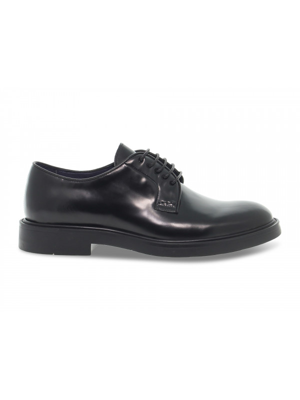 Zapato con cordones Guidi Calzature STILE INGLESE CHURCH'S de cepillado negro