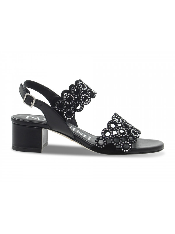 Sandalia plana Pasquini Calzature - negro