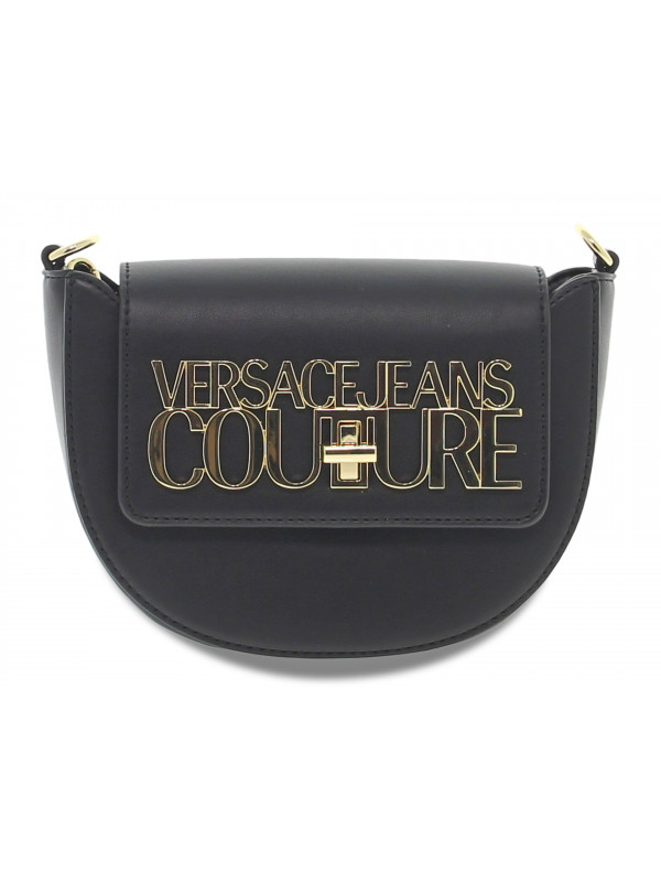 Bandolera Versace Jeans Couture JEANS COUTURE LOGO LOCK RANGE L SKETCH 5 BAGS SMOOTH de napa negro