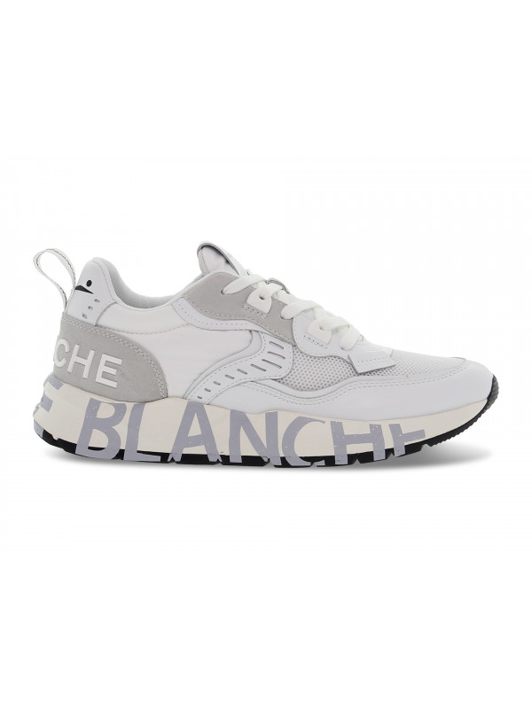 Zapatilla Voile Blanche CLUB01 0N01 de piel blanco