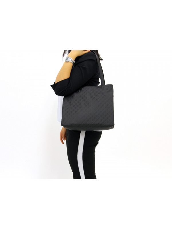 Bolso shopper Gherardini SOFTY SHOPPING BAG de tela negro - Guidi Calzature  - Nueva Colección Primavera y Verano 2022 - Guidi Calzature
