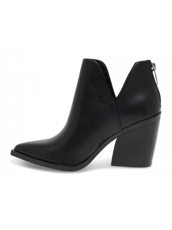 Botin tobillero Steve Madden ALYSE LEATHER BLACK de piel negro - Guidi  Calzature - Nueva Colección Primavera y Verano 2022 - Guidi Calzature