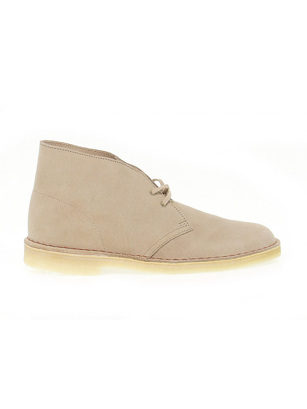 Knöchelschuhe Clarks DESERT BOOT aus Gämse Sand