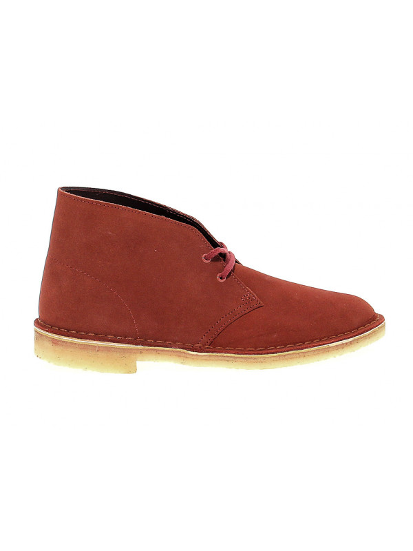 Knöchelschuhe Clarks DESERT BOOT aus Gämse Erde