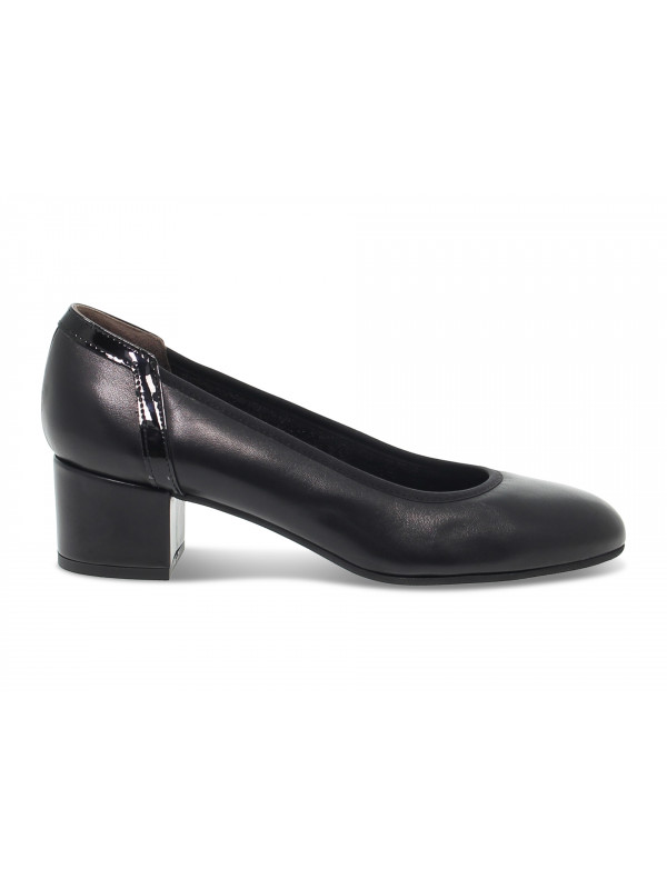 Pumps Pitti Linea DANIELA ROSSI aus Nappa Schwarz