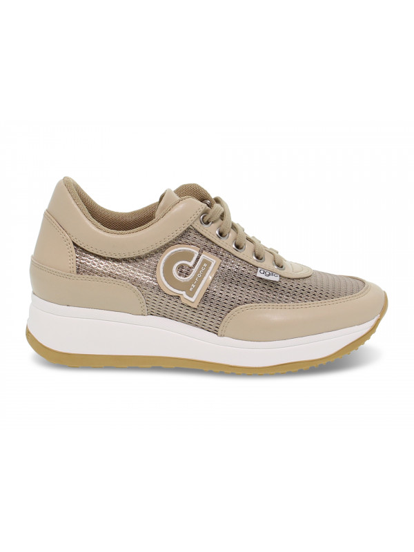 Sneaker Ruco Line AGILE AUDREY aus Leder Beige