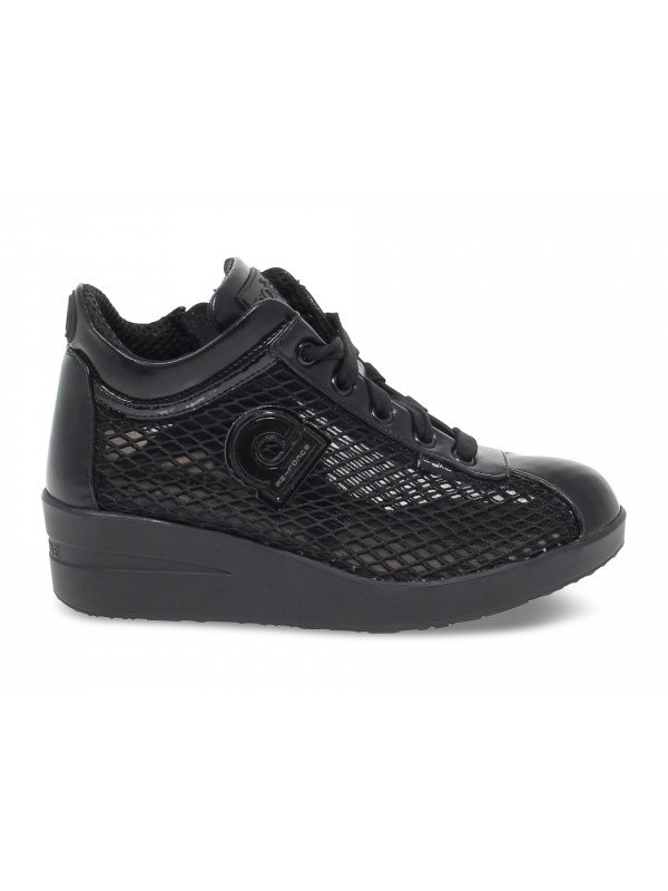 Sneaker Ruco Line AGILE JACKIE aus Netzwerk Schwarz