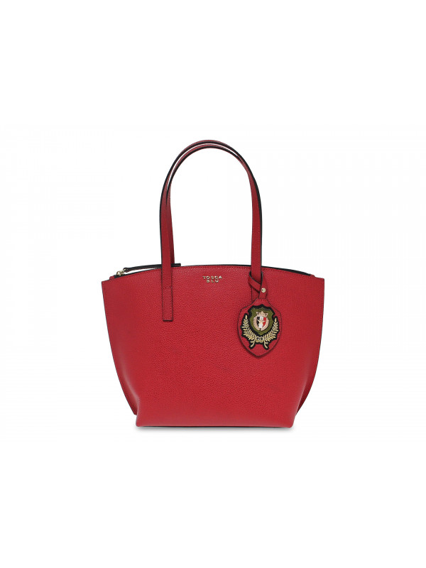 Shopper Tosca Blu VIOLA MEDIUM BAG aus Leder Rot