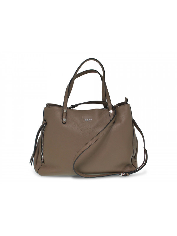 Shopper Tosca Blu RACHELE BAG aus Leder Schlamm