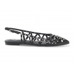 Flacher schuh Ash - Schwarz