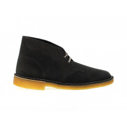 Knöchelschuhe Clarks DESERT BOOT aus Gämse Dunkelgrau