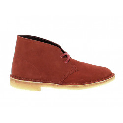 Knöchelschuhe Clarks DESERT BOOT aus Gämse Erde