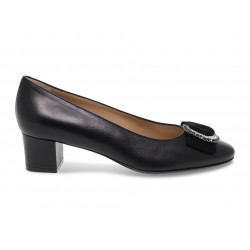 Pumps Martina aus Leder Schwarz