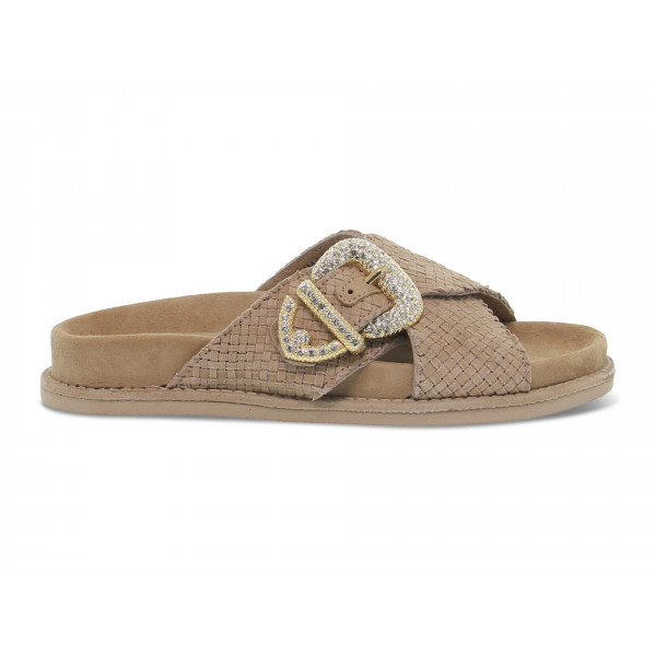 Flache Sandalen Emanuèlle Vee - Beige