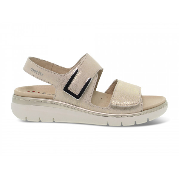 Flache Sandalen Mephisto - Sand