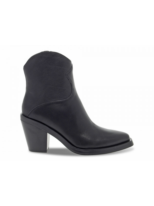 Halbstiefel Ash JUDY aus Leder Schwarz