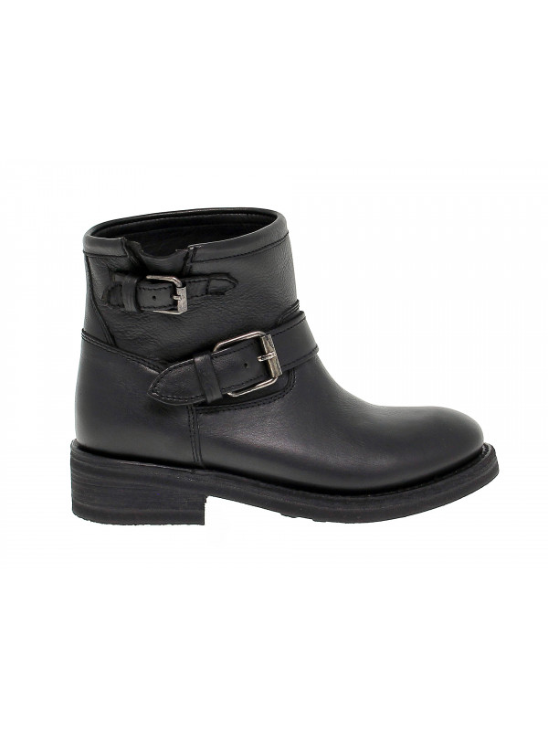 Halbstiefel Ash aus Nappa Schwarz