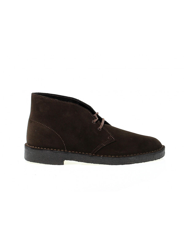 Knöchelschuhe Clarks DESERT BOOT aus Gämse Braun