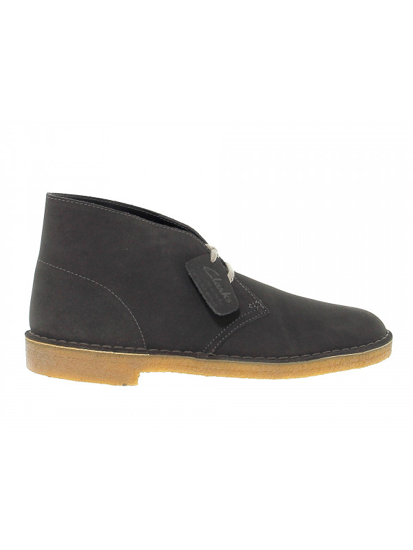 Knöchelschuhe Clarks DESERT BOOT aus Gämse Grau