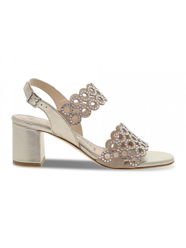 Flache Sandalen Pasquini Calzature - Turteltaube
