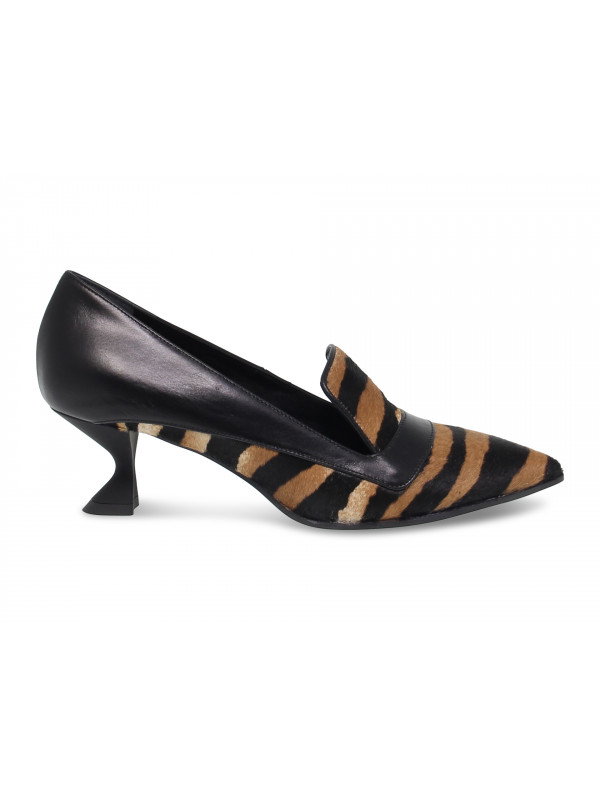 Flacher schuh Guido Sgariglia aus Pony Rost