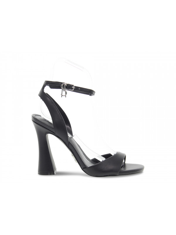 Sandalen mit Absatz Steve Madden AFTER PARTY aus Nappa Schwarz