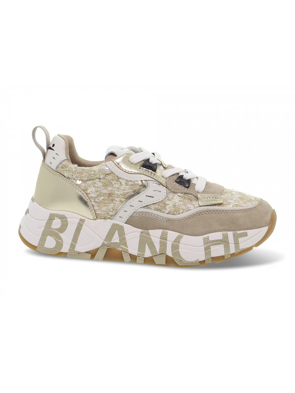 Sneaker Voile Blanche - Beige