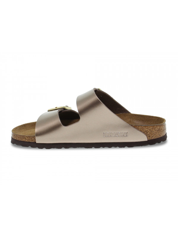 Flache Sandalen Birkenstock ARIZONA aus Birkoflor Taupe Guidi Calzature Neue Kollektion Herbst Winter 2024 Guidi Calzature