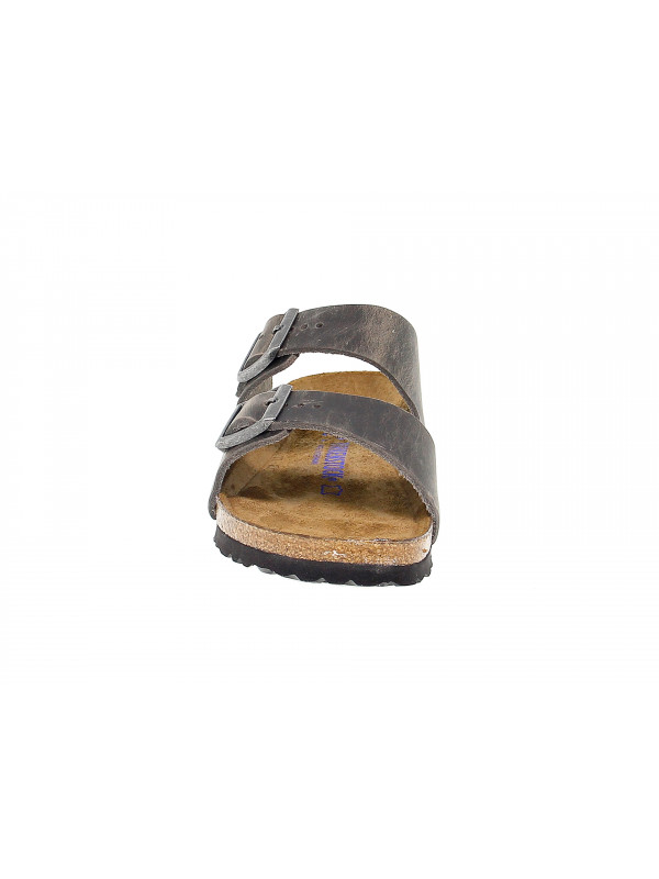 Sandalen Birkenstock ARIZONA aus Leder Grau Guidi Calzature Neue Kollektion Herbst Winter 2024 Guidi Calzature