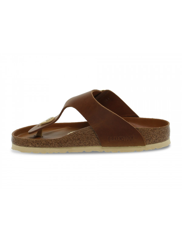 Flache Sandalen Birkenstock GIZEH BIG BUCKLE aus Leder Leder Guidi Calzature Neue Kollektion Herbst Winter 2024 Guidi Calzature