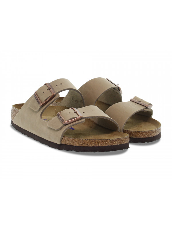 Sandalen Birkenstock ARIZONA SOFT FOOTBED aus Leder Tabak Guidi Calzature Neue Kollektion Herbst Winter 2024 Guidi Calzature