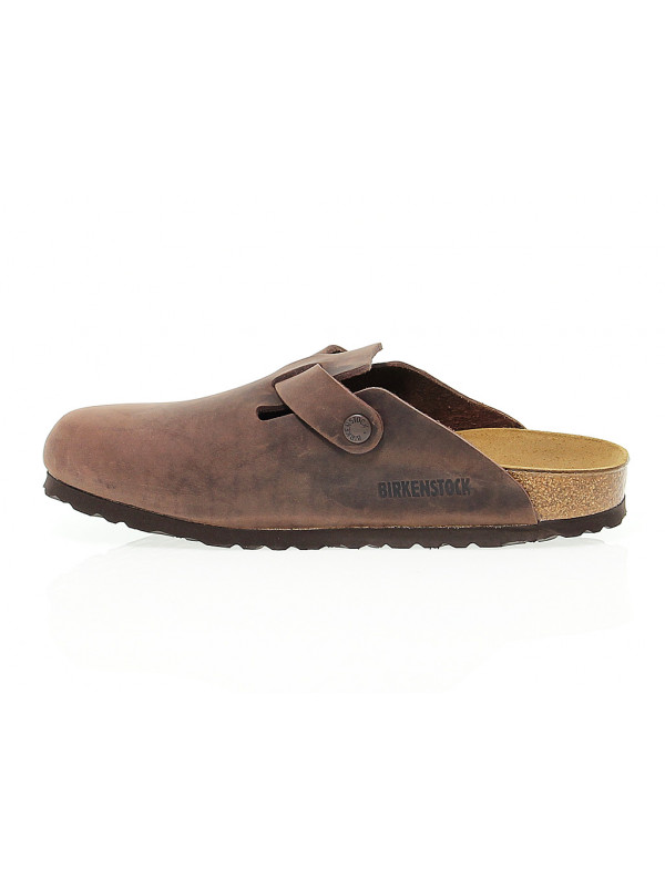 Flache Sandalen Birkenstock BOSTON aus Leder Habana Guidi Calzature Neue Kollektion Herbst Winter 2024 Guidi Calzature