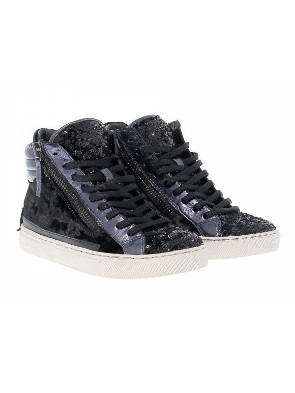 Sneaker Crime London aus Leder
