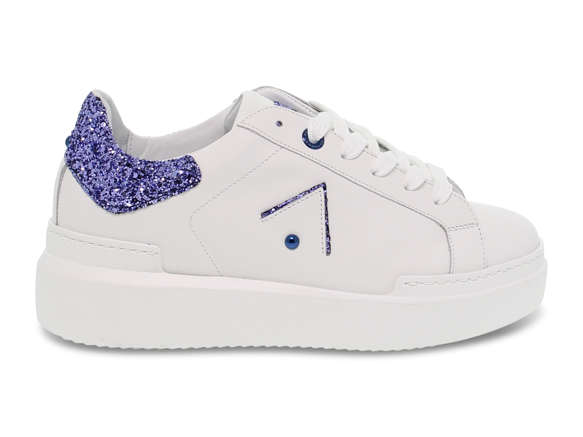 Details about   Sneakers Ed Parrish CKLD SQ45 in white leather Women's Shoes