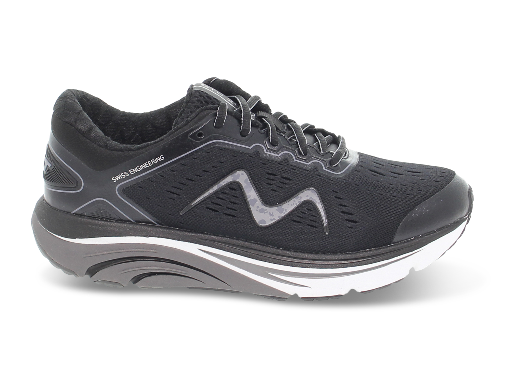 Sneakers MBT GTC2000 M N in tessuto ecopelle nero grigio Scarpe