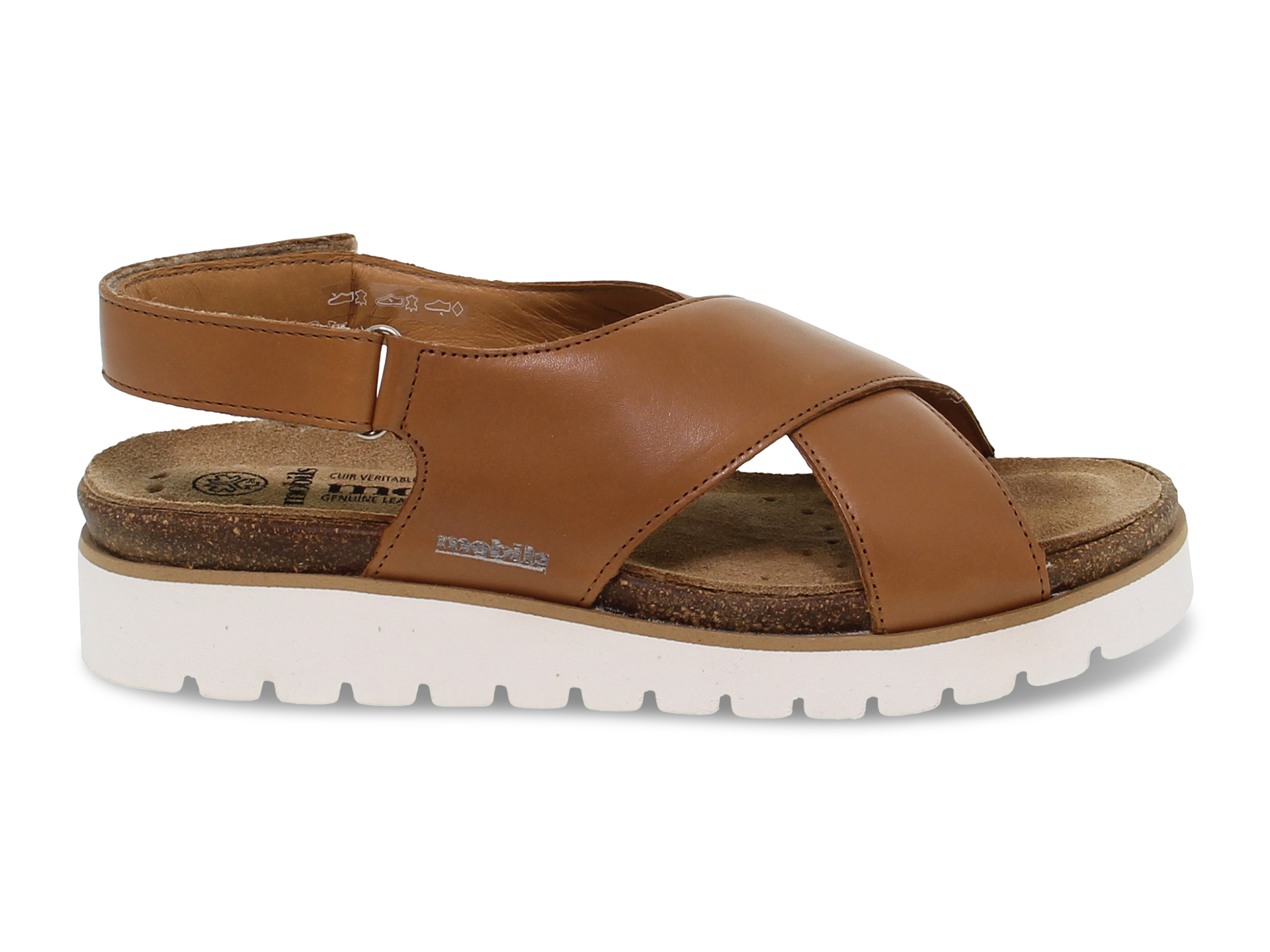 Flat sandals Mephisto TALLY SILK MOBILS ERGONOMIC in leather