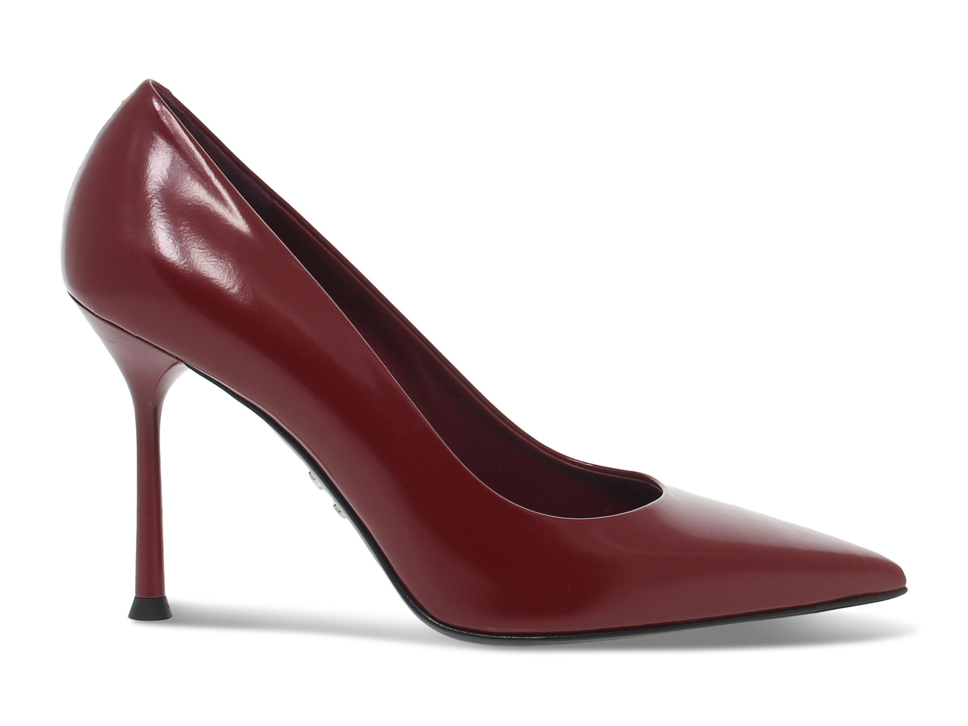 パーティーシューズ Sergio Levantesi Heeled shoes Bordeaux Sergio Levantesi Bordeaux Leather Heeled Shoes In Black