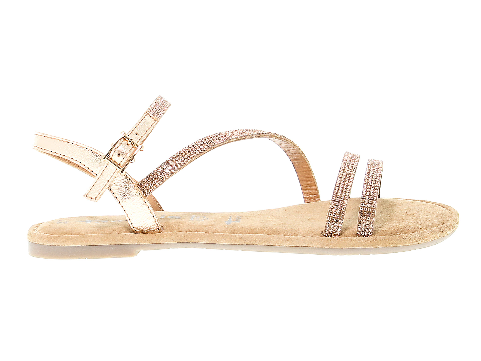 tamaris rose gold sandals