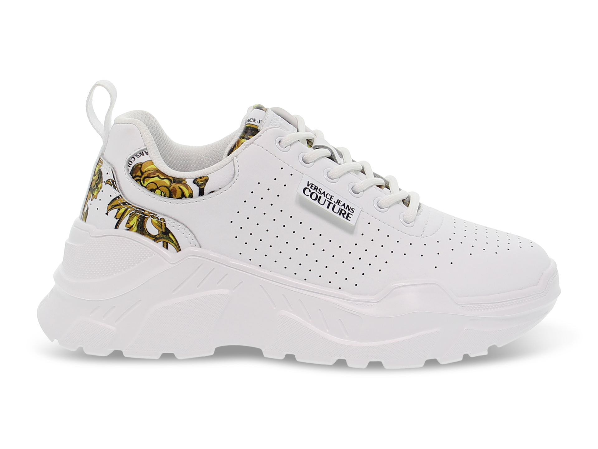 Versace Jeans Couture White Court 88 Sneakers | Smart Closet